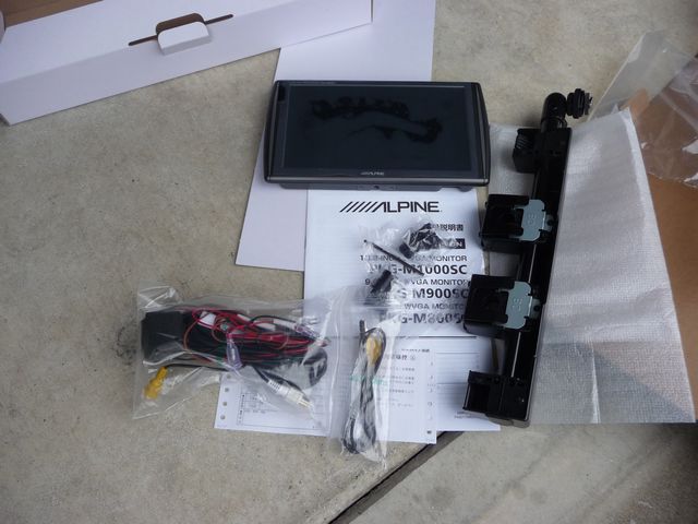 ZRR80W VOXY ZS ALPINE ヘッドレストモニタ PKG-M900SC